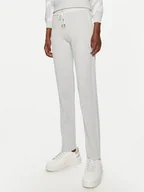 Spodnie sportowe damskie - Liu Jo Sport Spodnie dresowe TF4104 MS49I Srebrny Regular Fit - miniaturka - grafika 1