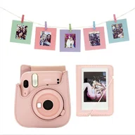 Paski, szelki, uprzęże foto - Torba na aparat Polaroid mini11 - różowa A01 - miniaturka - grafika 1
