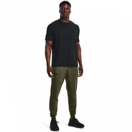 Spodenki męskie - Męskie spodnie treningowe UNDER ARMOUR UA Armour Fleece Joggers - oliwkowe/khaki - miniaturka - grafika 1