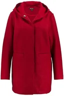 Kurtki damskie - Ulla Popken Damska kurtka z kapturem Curly Wool, czerwony, 42-44 duże rozmiary - miniaturka - grafika 1