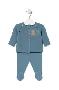 Komplety dla niemowląt - Tous komplet bawełniany niemowlęcy kolor niebieski - grafika 1