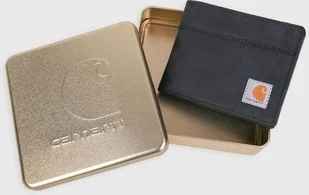 Carhartt Portfel Carhartt Saddle Leather Bifold Black - Portfele - miniaturka - grafika 1