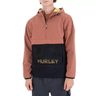 Hurley Męska kurtka parka Phantom+ pakowalna kurtka, Zion Rust, M, Rdza jonowa, M - Kurtki męskie - miniaturka - grafika 1