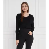 Swetry damskie - Marc Cain Sweter | Loose fit | z dodatkiem wełny i kaszmiru - miniaturka - grafika 1