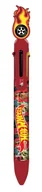 Długopisy - Długopis wielokolorowy Hot Wheels Fire Wheel 6 kolorów - miniaturka - grafika 1