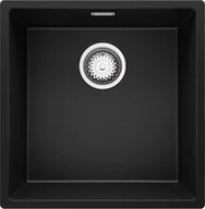 Zlewozmywaki - BRANDE SOLAR 460-50-U BLACK (czarny mat) | podwieszany - miniaturka - grafika 1