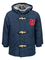 Płaszcze damskie - Granatowy płaszczyk chłopięcy zimowy Lief r.92 - miniaturka - grafika 1