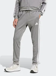 adidas Spodnie dresowe w kolorze szarym - Spodnie sportowe męskie - miniaturka - grafika 1
