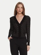 Swetry damskie - Marciano Guess Kardigan 5YGR06 5877Z Czarny Regular Fit - miniaturka - grafika 1