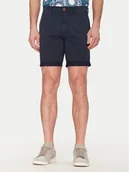 Spodenki męskie - Blend Szorty materiałowe 20717939 Granatowy Regular Fit - miniaturka - grafika 1
