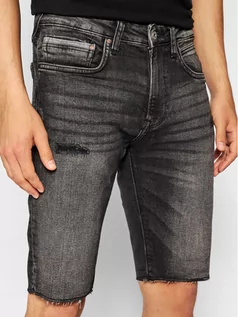 Spodenki męskie - Pepe Jeans Szorty jeansowe Stanley PM800857 Szary Slim Fit - grafika 1