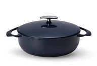 Garnki - Garnek żeliwny UNILLOY Indigo 22 cm [US220NE] - miniaturka - grafika 1