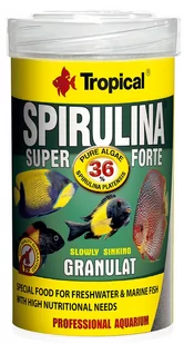 Tropical Super Spirulina Forte Granulat 100ml 60533 - Pokarm dla ryb - miniaturka - grafika 1