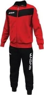 Dresy męskie - Givova Dres sportowy Visa Givova czerwono-czarny XS - miniaturka - grafika 1