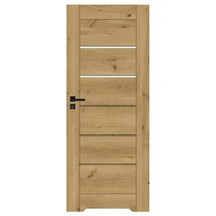 Drzwi wewnętrzne Chicago 70P Dąb Górski Slim podcięcie - Drzwi wewnętrzne - miniaturka - grafika 1