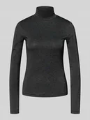 Koszulki i topy damskie - Golf o kroju slim fit z mieszanki wiskozy model ‘LAVA GLITTER’ - miniaturka - grafika 1