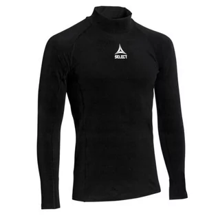 Koszulki sportowe męskie - Koszulka termoaktywna męska z długim rękawem Select LS czarna - grafika 1