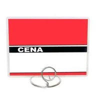 Cenówki - Cenówki Laminowane Czerwone 80X111 - Napis Cena 50 Szt. - miniaturka - grafika 1