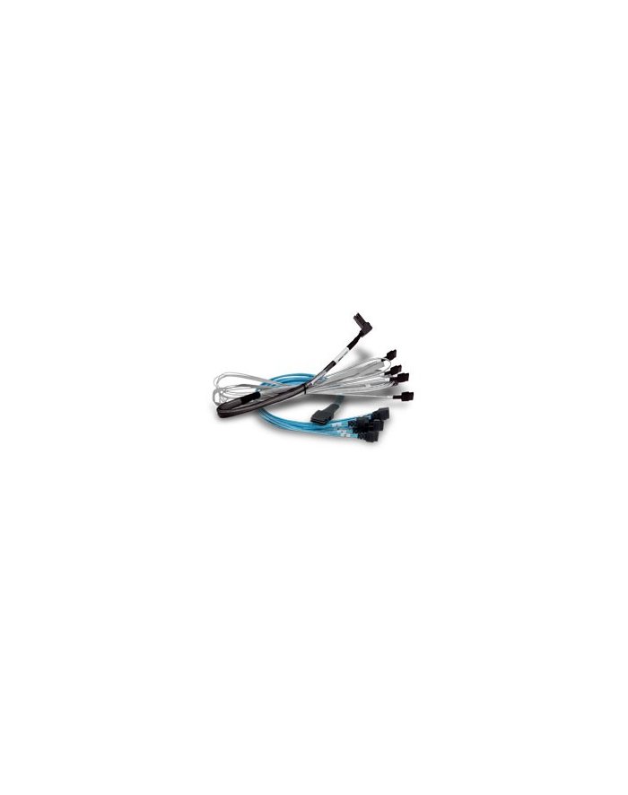 Broadcom CBL-SFF8643-08M 0,8 m Czarny, Niebieski, Srebrny 05-26113-00