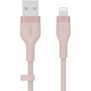 Belkin USB-A Lightning Silicone 3m Pink - Kable USB - miniaturka - grafika 1