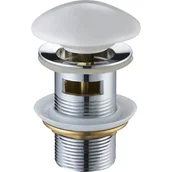 Korki do umywalek - Mexen MEXEN KOREK UMYWALKOWY KLIK-KLAK Z PRZELEWEM BIAŁY CERAMICZNY 79920-25 79920-25 - miniaturka - grafika 1