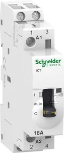 Schneider Electric Stycznik modułowy iCT 16A 2NO 220 V 50 Hz MO A9C23512 A9C23512 - Bezpieczniki elektryczne - miniaturka - grafika 1