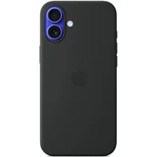 Etui i futerały do telefonów - Apple Silikonowe etui MagSafe do iPhone 16 Plus czarny - miniaturka - grafika 1