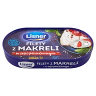 Konserwy i dania rybne - Lisner Filety z makreli w sosie pomidorowym 170 g - miniaturka - grafika 1