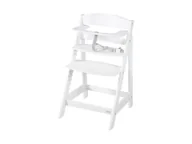 Krzesełka i taborety dla dzieci - Roba Krzesełko dziecięce Sit Up z drewna (Biały Flex) - miniaturka - grafika 1