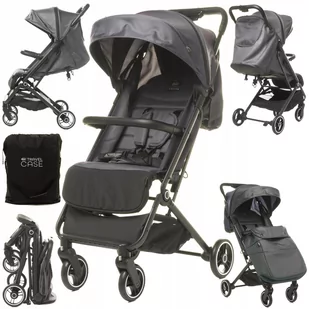 LEKKI WÓZEK SPACEROWY SPACERÓWKA TWIZY KOMPAKTOWY SKŁADANY DUŻE KOŁA 0-22KG + AKCESORIA TORBA TRANSPORTOWA - Wózki dziecięce - miniaturka - grafika 1