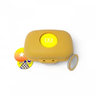 Monbento Monbento Gram Yellow Moutarde 0,6 L Miodowy Lunch Box Dla Dzieci Plastikowy - Lunch boxy - miniaturka - grafika 1