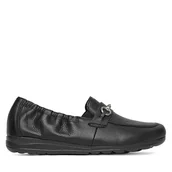 Mokasyny damskie - Mokasyny Rieker L9354-00 Czarny - miniaturka - grafika 1