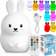 Lampy stojące - Nocna lampka led KRÓLIK - miniaturka - grafika 1