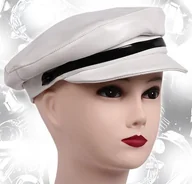 Czapki i chusty sportowe męskie - czapka biała - CYCLES CAP skóra ekologiczna - miniaturka - grafika 1