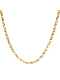 ICED STUFF Łańcuszek Miami Cuban Link Złoty - Naszyjniki męskie - miniaturka - grafika 1