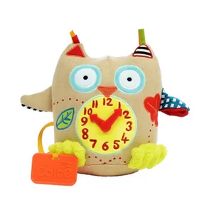 DOLCE Sówka Julia z zegarem - Zabawki interaktywne dla dzieci - miniaturka - grafika 1