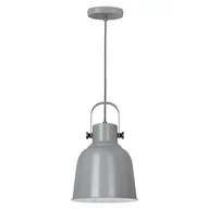 Lampy sufitowe - ActiveJet Lampa wiszaca szara AJE-LOLY Grey 1xE27 - miniaturka - grafika 1