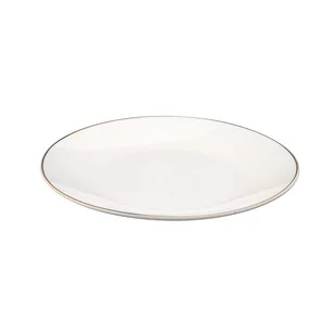 Lumarko Talerz Deserowy 20cm Porcelana Kremowa - Talerze - miniaturka - grafika 3