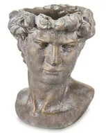 Donice - Pigmejka Osłonka wazon rzeźba brązowa ceramika 27x20,5x18,5 uniwersalny 96503-uniw - miniaturka - grafika 1