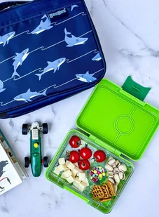 Śniadaniówka / lunchbox dziecięcy Yumbox Snack - lime green/ tucan tray - Lunch boxy - miniaturka - grafika 3