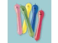 Balony i akcesoria - Balony kształty Dżdżownice mix kolorów - 12 szt. - miniaturka - grafika 1