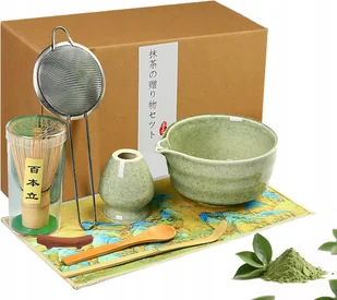 BAMBUSOWY ZESTAW PREZENTOWY DO HERBATY MATCHY CHASHAKU DIANLV - Herbata - miniaturka - grafika 1