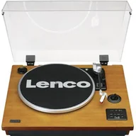 Gramofony - Lenco LS-55WA brązowy - miniaturka - grafika 1