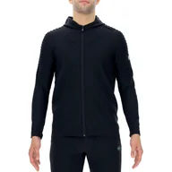 Bluzy sportowe męskie - Bluza męska UYN  Man City Running OW Hooded Full Zip black M - miniaturka - grafika 1