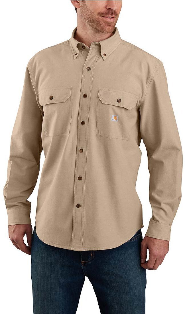 Koszula Carhartt Midweight Chambray Dark Tan