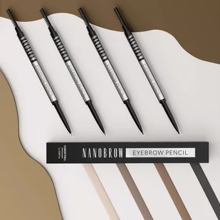 Nanobrow Eyebrow Pencil Dark Brown - Akcesoria i kosmetyki do stylizacji brwi - miniaturka - grafika 4