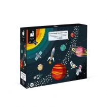 Janod Puzzle Edukacyjne Układ Słoneczny 100 Elementów 5+, - Puzzle - miniaturka - grafika 1