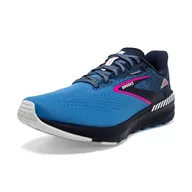 Trampki damskie - Brooks Launch GTS 10, Trampki damskie, Peacoat/marynarka wojenna Niebieski/Różowy GLO, 36.5 EU, Peacoat Marina Blue Pink Glo, 36.5 EU - miniaturka - grafika 1