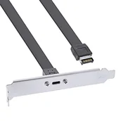 Wtyczki i adaptery - Wspornik gniazda InLine USB Type-C na panel przedni USB 3.1 Key-A wewnętrzny, 0.5m - miniaturka - grafika 1