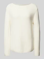 Swetry damskie - Sweter o kroju regular fit z dzianiny z bawełny - miniaturka - grafika 1